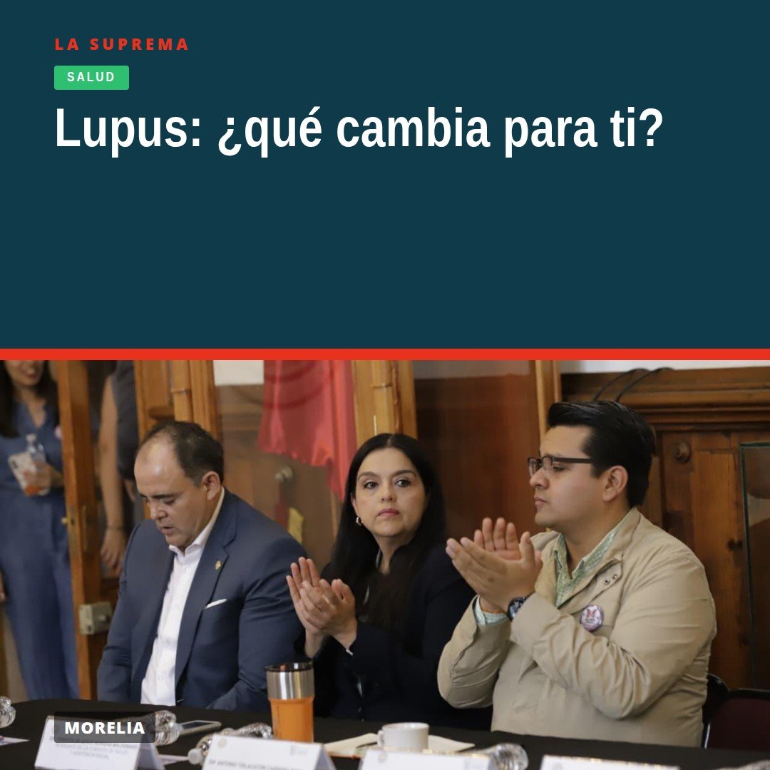 Grupo de diputadas, diputados y especialistas en salud conversando sobre lupus y enfermedades autoinmunes en Morelia