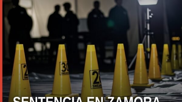 Ilustración simbólica de una motocicleta estacionada en una calle residencial de Zamora, con fondo discreto de una