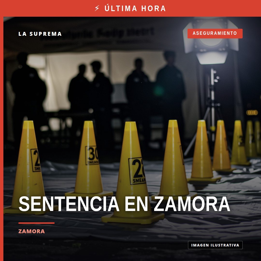 Ilustración simbólica de una motocicleta estacionada en una calle residencial de Zamora, con fondo discreto de una