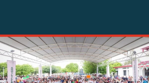 Diputado Abraham Espinoza Villa rindiendo su segundo informe ante familias en Buenavista, Michoacán, con énfasis en