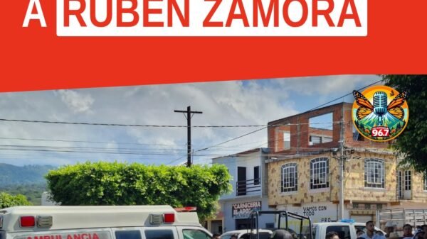 Equipo de búsqueda con drones y personal terrestre en zona rural de Tancítaro durante la búsqueda de rubén zamora