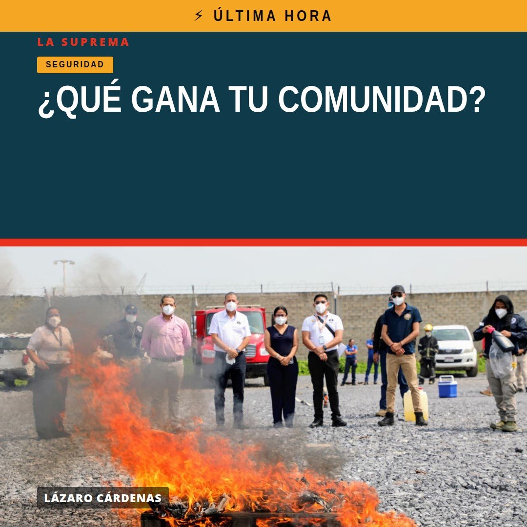 Personal de la FGE supervisando la destrucción de narcóticos en Lázaro Cárdenas, Michoacán, el 24 de octubre de 2026