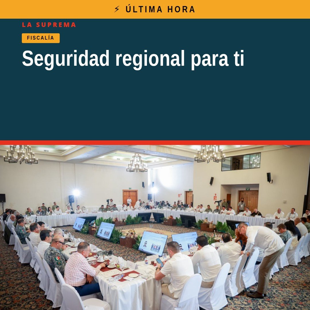 Israel Vega Rodríguez, encargado de despacho de la FGE Michoacán, en la Novena Reunión de Seguridad Regional sobre seguridad