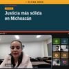 Grupo de personas servidoras públicas participando en una capacitación sobre litigación etapa intermedia en Morelia