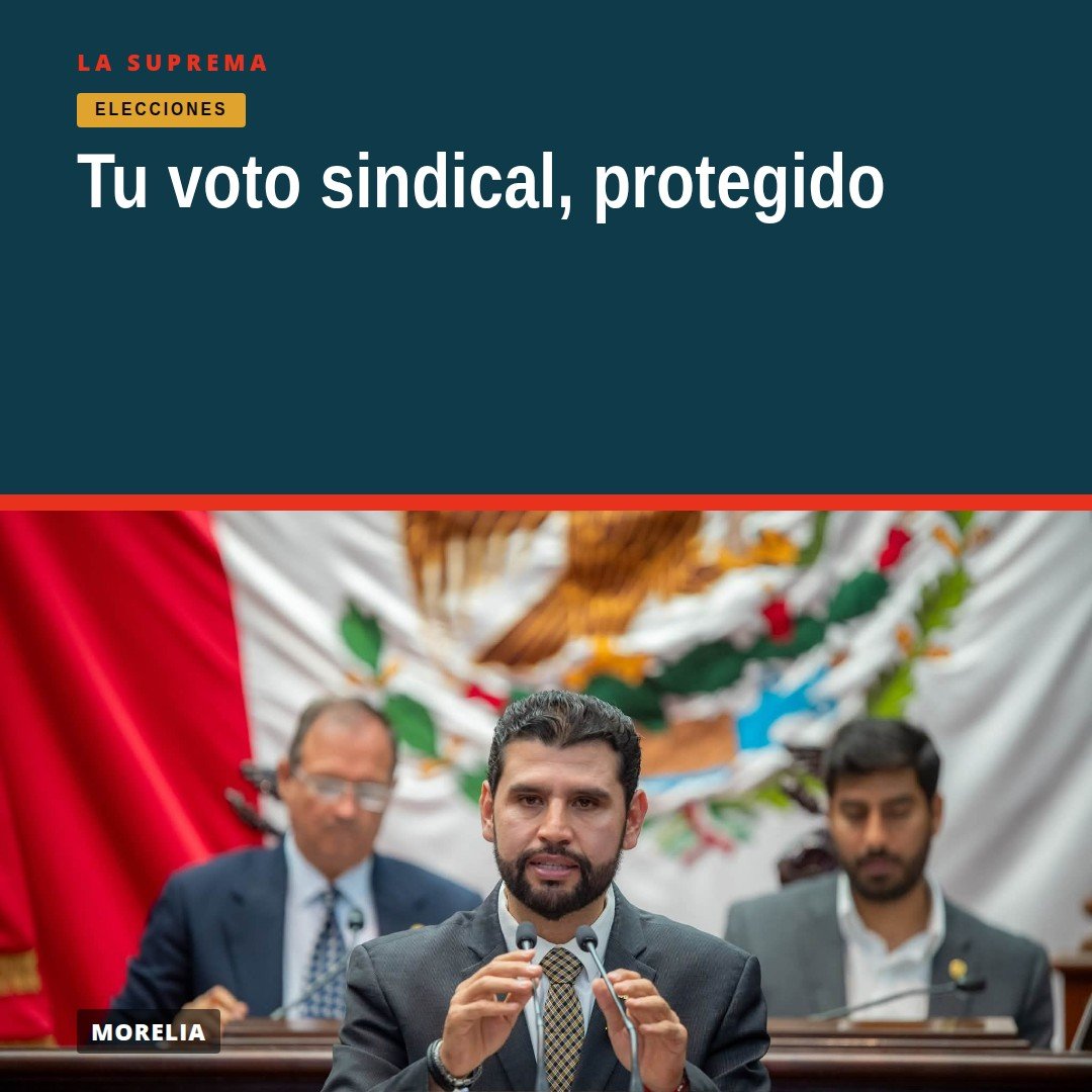 Diputado Octavio Ocampo hablando ante el Congreso del Estado en Morelia, durante sesión sobre autonomía sindical michoacán