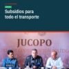 Ilustración de distintas unidades de transporte público en Morelia: combi, taxi, urbano y plataforma digital, con el logo de