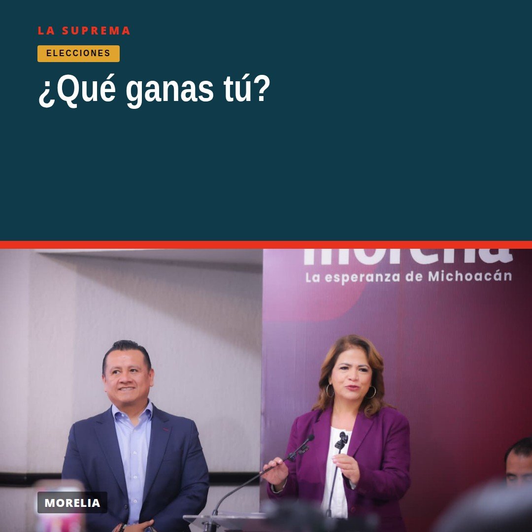 Carlos Torres Piña hablando frente a un grupo en Morelia, Michoacán, durante la presentación de 'la 4t te escucha'
