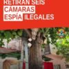 Fiscalía General del Estado de Michoacán retirando cámaras parásitas apatzingán de un poste de energía eléctrica en