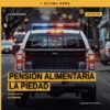 Ilustración simbólica de balanza y documento con leyenda 'pensión alimentaria la piedad'