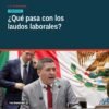 Diputado Vicente Gómez Núñez hablando en tribuna del Congreso de Michoacán sobre laudos laborales municipales