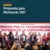 Carlos Torres Piña tomando protesta como coordinador estatal en la VIII Sesión Ordinaria del CEN de Morena, Ciudad de