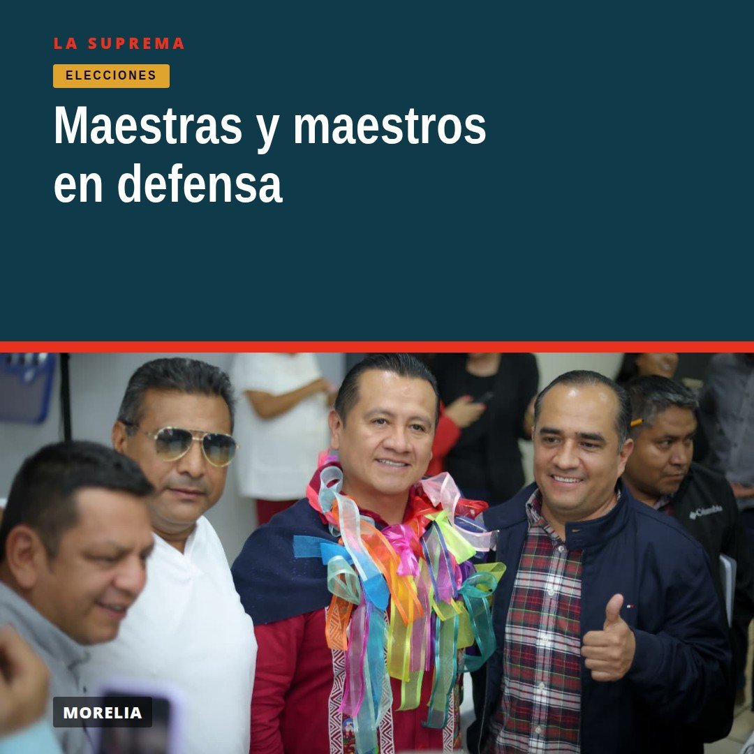 Grupo de docentes reunidos en Morelia, Michoacán, durante encuentro sobre soberanía nacional