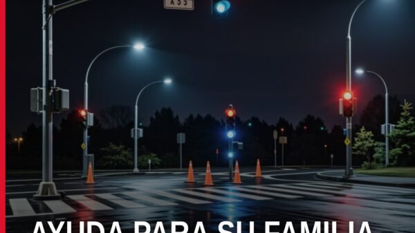 Ilustración simbólica de una carretera en Charo, Michoacán, con un punto de referencia en el km 149 y el texto 'familiares