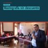 Grupo de mujeres trabajadoras del Congreso del Estado participando en una feria de salud con énfasis en mastografía sin