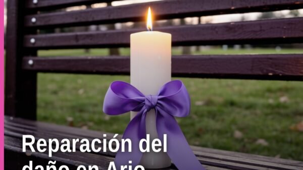 Ilustración simbólica de justicia y reparación para familias en Ario, Michoacán, relacionada con la reparación del daño ario