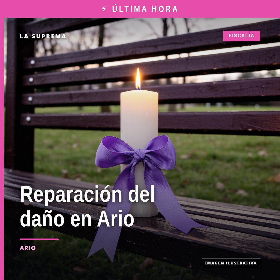 Ilustración simbólica de justicia y reparación para familias en Ario, Michoacán, relacionada con la reparación del daño ario