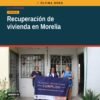 Ilustración simbólica de una llave y una casa con bandera de Michoacán, representando la restitución de inmueble morelia