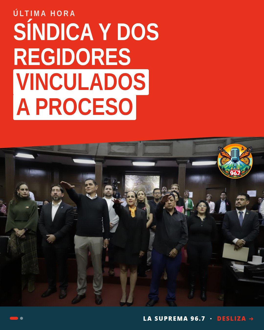 Fotografía institucional del Pleno del Congreso del Estado durante la toma de protesta a síndica y regidores chavinda