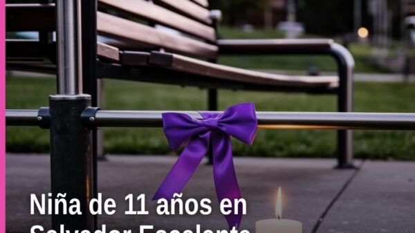 Ilustración simbólica de protección infantil con fondo que sugiere un entorno rural de Michoacán, relacionado con niña de 11