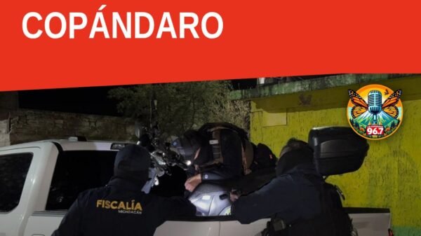 Operativo policial en San Agustín del Maíz, Copándaro, tras detención por extorsión y despojo copándaro