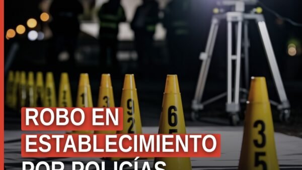 Ilustración simbólica de una patrulla municipal y un establecimiento comercial en Zamora, con foco en el concepto de robo en