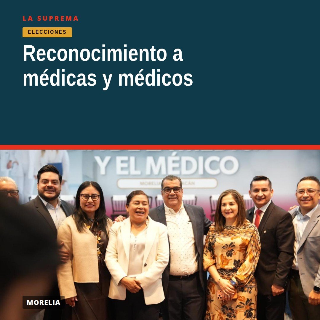 Diputada Belinda Iturbide Díaz hablando ante médicas y médicos durante evento en Morelia, Michoacán, 23 de octubre de 2026