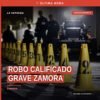 Ilustración simbólica de una balanza de justicia sobre fondo con silueta de obra en construcción en Zamora, relacionada con