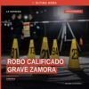 Ilustración simbólica de un bar en Zamora con elementos de seguridad alterados y objetos sustraídos: teléfonos, un bulldog