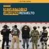 Operativo policial en Uruapan tras secuestro en uruapan; agentes rescatando a tres personas en colonia Infonavit Aguacates