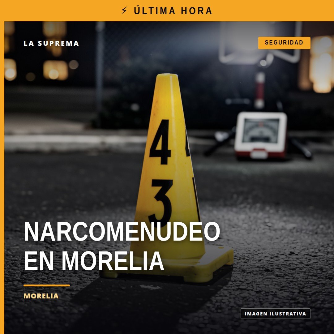 Ilustración simbólica de una balanza de justicia y un mapa de Morelia con énfasis en la Tenencia Morelos, relacionada con