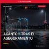 Ilustración simbólica de una calle residencial en Acanto II, Zamora, con un patín eléctrico y una camioneta estacionada