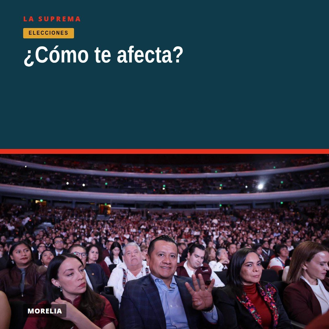 Carlos Torres Piña hablando en un evento en Morelia, Michoacán, destacando la importancia de organizar al pueblo.