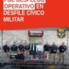 Módulo del ministerio público itinerante instalado durante el Desfile Cívico Militar en Morelia, con personal de la FGE