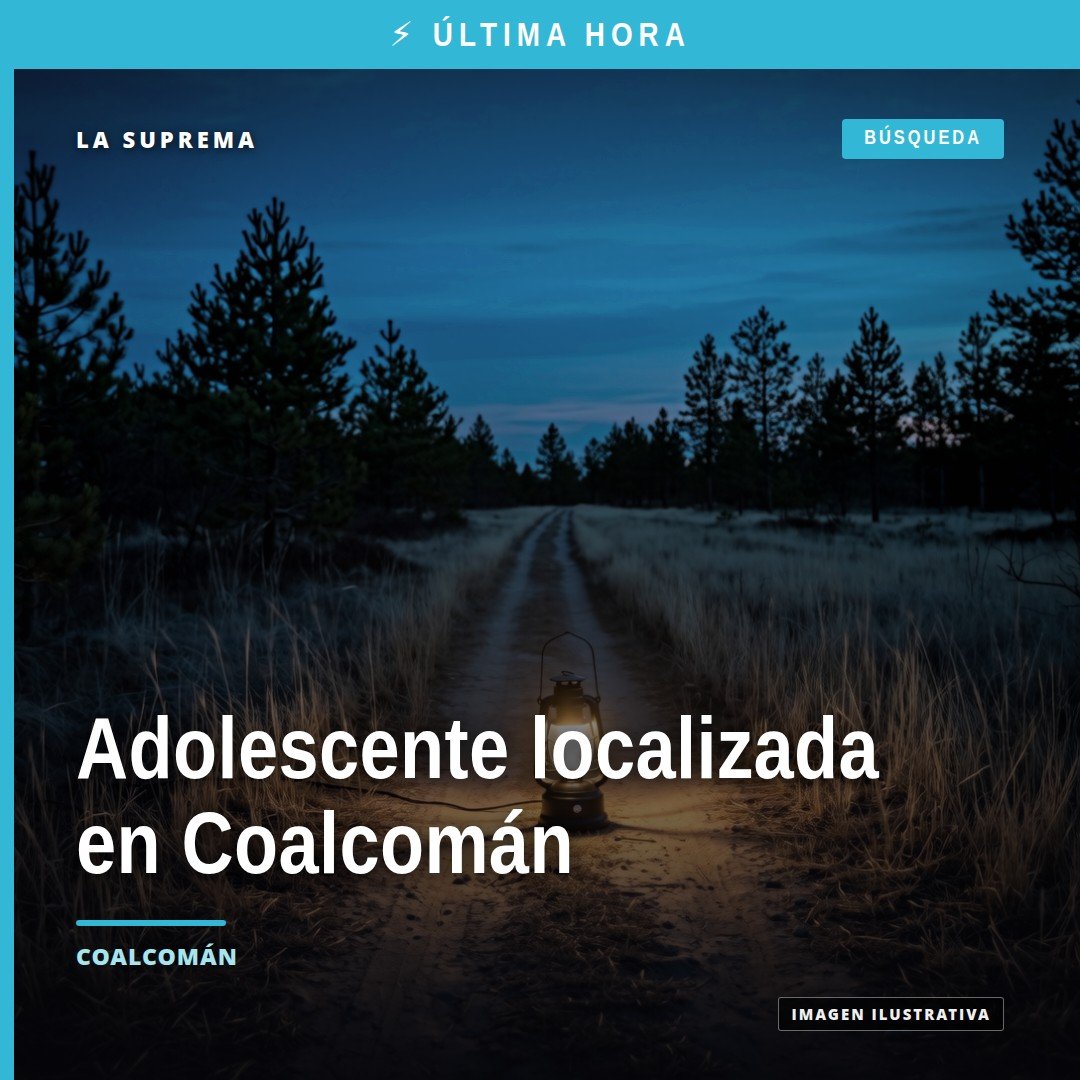 Joven de 16 años localizada sana y salva en un establecimiento comercial de Coalcomán, michoacán