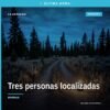 Ilustración simbólica de tres personas adultas junto a un mapa de Morelia y Hidalgo, Michoacán — personas localizadas morelia